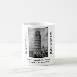 Chiropraktik-Kaffee-Tasse - lehnender Turm von Tasse