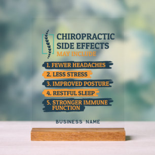 Chiropraktik Nebenwirkungen Chiropraktiker Gag Cus Acrylschild