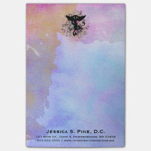 Chiropraktik Posten-it® Anmerkungen des Post-it Klebezettel