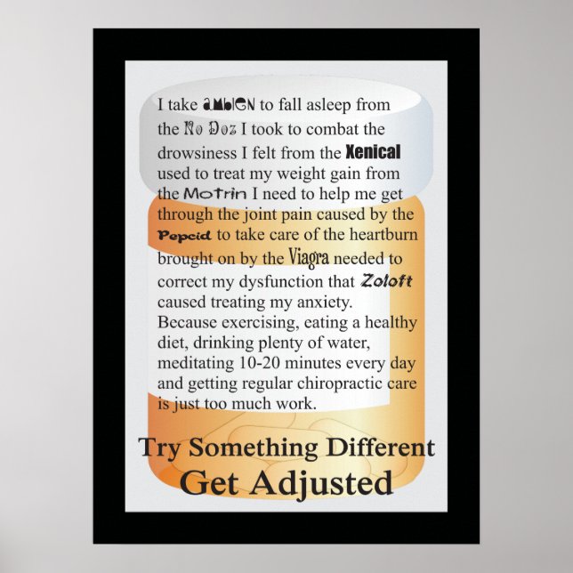 Chiropraktik versuchen Sie etwas Anderes Poster (Vorne)