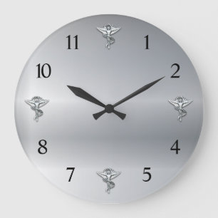 Chiropraktikemblem Chiropraktiker Große Uhr