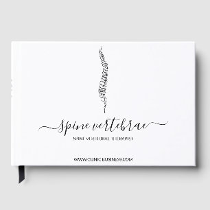 Chiropraktiker Arzt Spine Logo Gästebuch