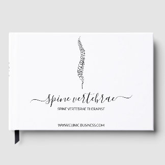 Chiropraktiker Arzt Spine Logo Gästebuch