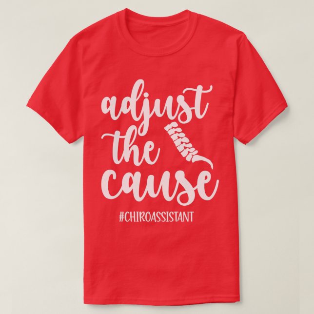 Chiropraktiker-Assistent T-Shirt (Design vorne)