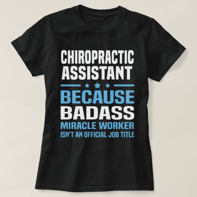 Chiropraktiker Assistent T-Shirt (Design vorne)