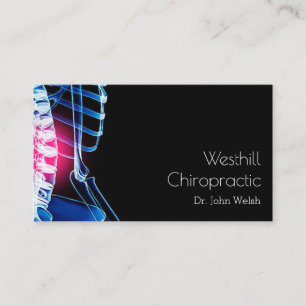 Chiropraktiker Chiropraktik Gesundheits-Wellness-K Visitenkarte
