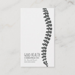 Chiropraktiker Chiropraktik Gesundheits Wellness K Visitenkarte