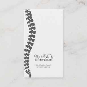 Chiropraktiker Chiropraktik Gesundheits Wellness K Visitenkarte