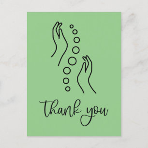 Chiropraktiker Dankeschön-Karte Postkarte