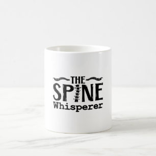 Chiropraktiker der Wirbelsäule Kaffeetasse