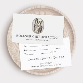 Chiropraktiker Erinnerung Chiropraktik Visitenkarte