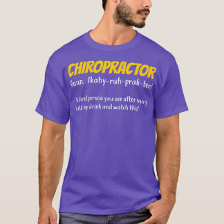 Chiropraktiker-Funny-Chiropraktiker T-Shirt
