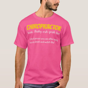 Chiropraktiker-Funny-Chiropraktiker T-Shirt