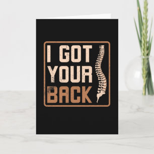 Chiropraktiker ich Got Ihren Rücken Karte