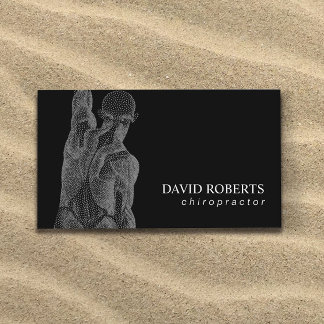 Chiropraktiker Massage Wellness-Center Therapeut Visitenkarte