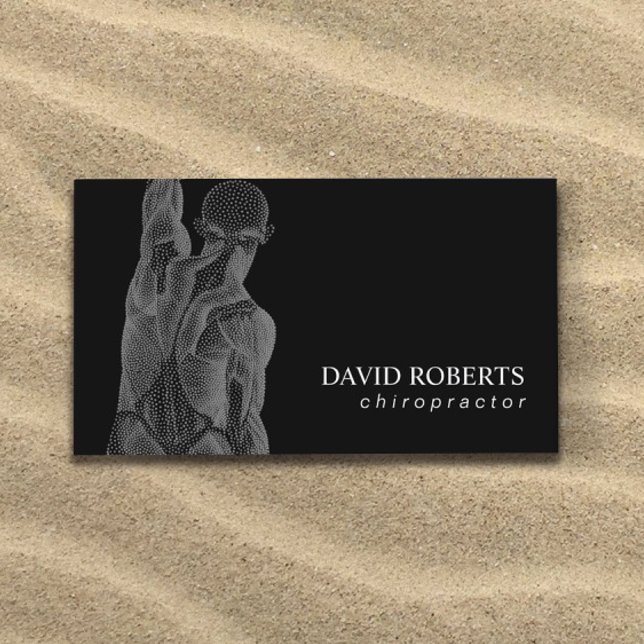 Chiropraktiker Massage Wellness-Center Therapeut Visitenkarte (Von Creator hochgeladen)