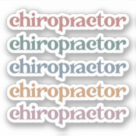 Chiropraktiker Retro Chiropractic Chiro Squad Gesc Aufkleber