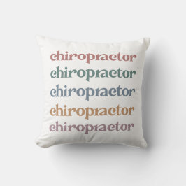 Chiropraktiker Retro Chiropractic Chiro Squad Gesc Kissen