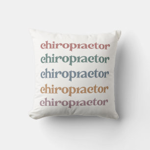 Chiropraktiker Retro Chiropractic Chiro Squad Gesc Kissen