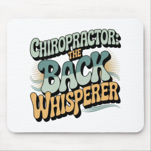 Chiropraktiker Rückenflüsterer Geschenkidee Mousepad