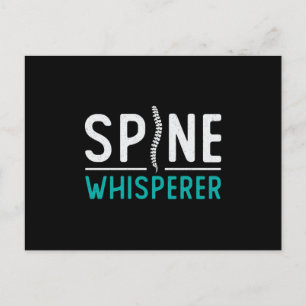 Chiropraktiker Spine Whisperer Chiro Chiropractic Postkarte