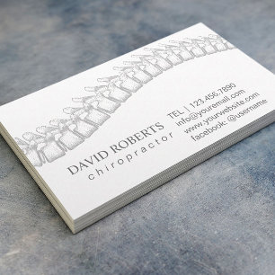 Chiropraktiker Therapeut Ernennung Terminkarte