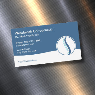 Chiropraktiker Visitenkartenmagneten Magnetische Visitenkarte