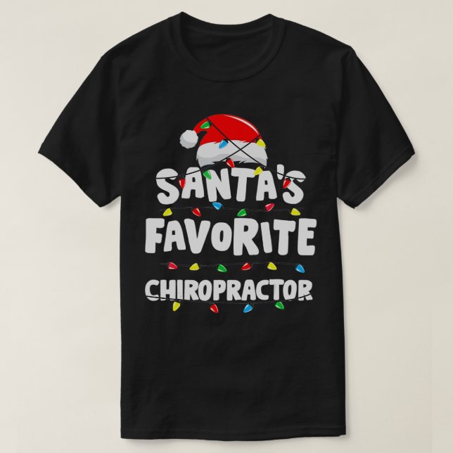 Chiropraktiker Weihnachten Santas Favorite Funny G T-Shirt (Design vorne)