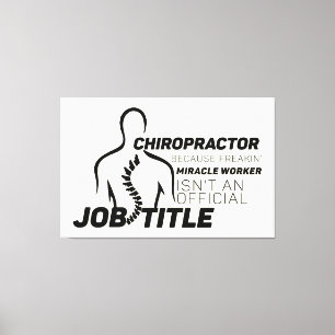 Chiropraktiker Weil Wunderheiler Kein Titel Ist Leinwanddruck