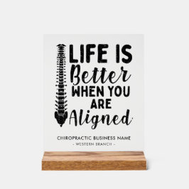 Chiropraktiker Wirtschaftsname Chiropraktiker Acrylschild