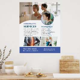 Chiropraktikerdienste Kundenposter Poster