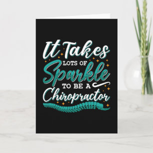 Chiropraktikum braucht viele Sparkle Chiropraktor Karte