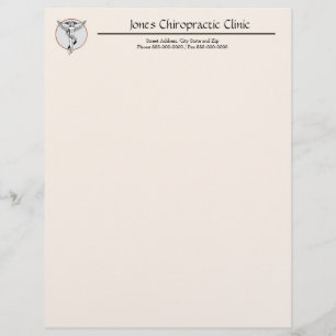 Chiropraktikum Letterhead Briefbogen
