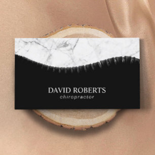 Chiropraktikum Spine & Marmorschlamm Chiro Visitenkarte