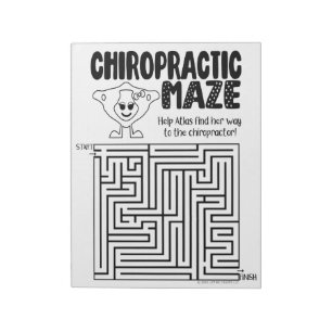 Chiropraktische Aktivitätsseite, Chiropraktik Notizblock