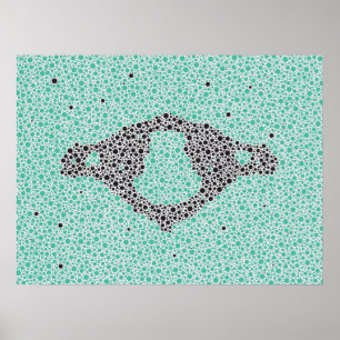 Chiropraktische Anatomie Artwork Zervikalvertebrae Poster