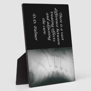 Chiropraktische Anpassung der Kur Fotoplatte