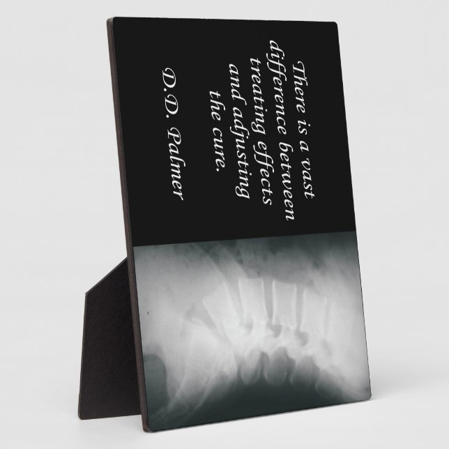 Chiropraktische Anpassung der Kur Fotoplatte (Seite)