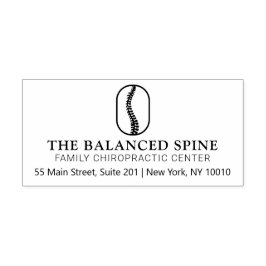 Chiropraktische Briefmarke Kautschuk Gummistempel