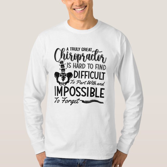 Chiropraktische Chiro Spine T-Shirt (Vorderseite)