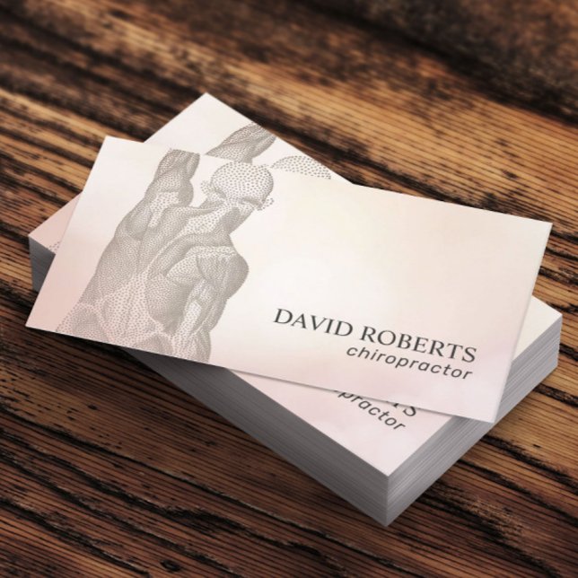 Chiropraktische Chiropraktor Massage Therapie Well Visitenkarte (Von Creator hochgeladen)
