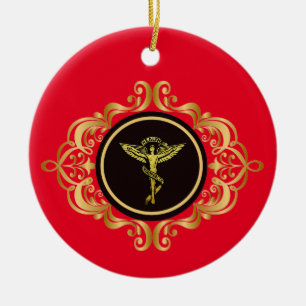 Chiropraktische Engel Medical Symbol Xmas Ornament