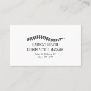 Chiropraktische Klinik Gesundheit & Wellness Visitenkarte