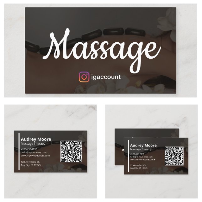 Chiropraktische Massage-Holistische Reflexologie Visitenkarte (Massage Holistic Reiki Reflexology Chiropractic Business Card
)