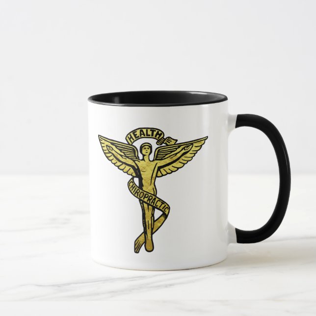 Chiropraktische Medizinische Symbol-Tasse Tasse (Rechts)