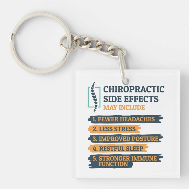Chiropraktische Nebenwirkungen Funny Chiropractor  Schlüsselanhänger