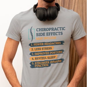 Chiropraktische Nebenwirkungen Funny Chiropractor  T-Shirt