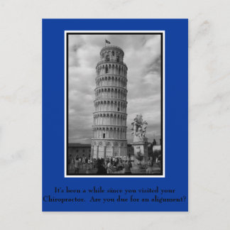 Chiropraktische Postkarte zur Wiederaktivierung de