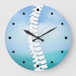 Chiropraktische seitliche Rückenmarksklemme Große Wanduhr