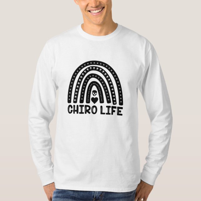 Chiropraktische Spine Chiropraktikum T-Shirt (Vorderseite)